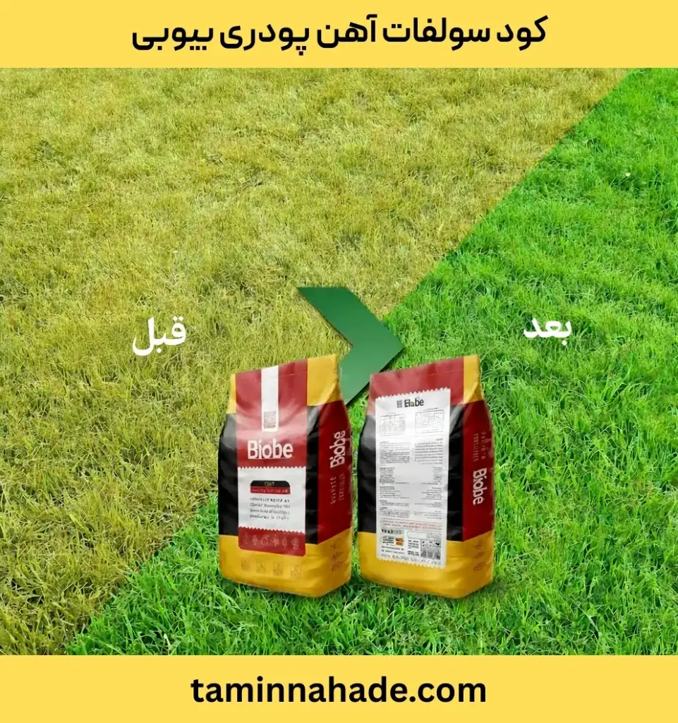 کود سولفات آهن 24% پودری ( بیوبی -  BIOBE )