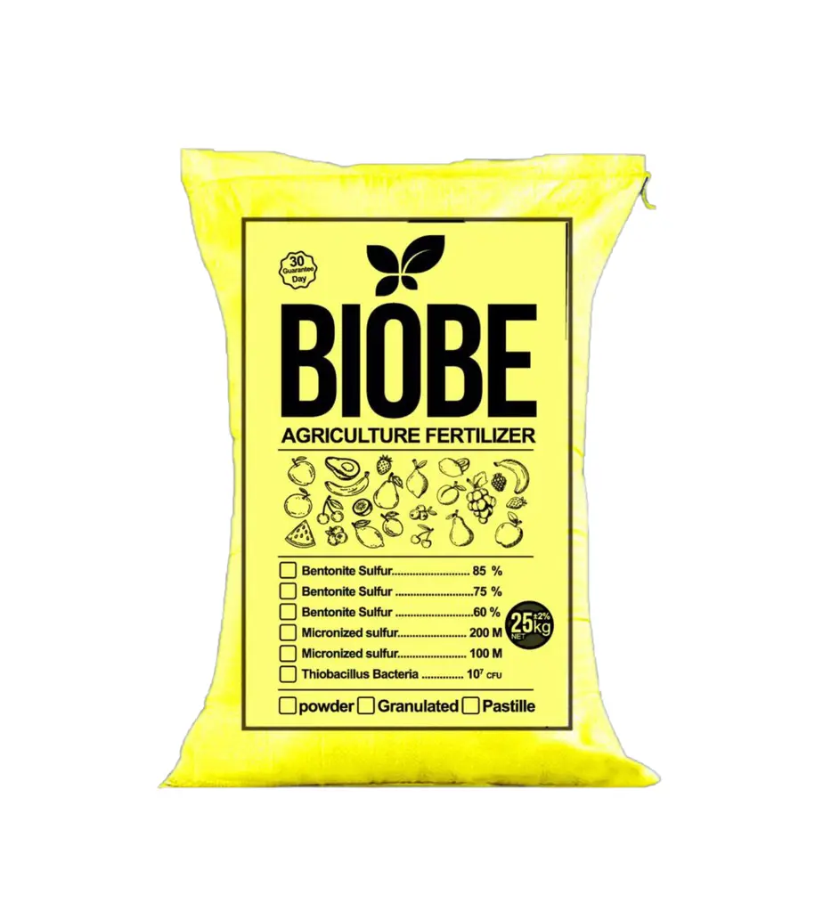 کود گوگرد پودری مش 200 صادراتی بیوبی(BIOBE)
